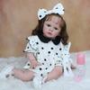 BZDOLL, 60 см, мягкая силиконовая кукла Reborn, с 3D-краской, для девочек, реалистичная, 24 дюйма, с длинными волосами, платье принцессы Тайры, Bebe