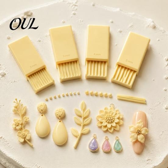 Jewelry Making Supplies 4Pcs/Set Clay Gel Ball Makers, Polymer Rollers, 2mm 3mm 4mm 5mm Crafting Roller for Sphere Shaper Nail Art Bead Rollers