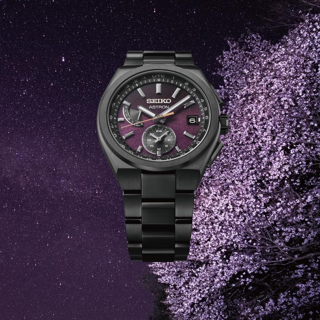 Watch Astron Nexter 2025 Limited Model Solar Radio SBXY089 Black [Seiko Watch] "Starry Sky" Men's