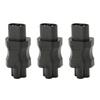3 шт. Адаптер питания IEC320 C8 на IEC320 C5, IEC320 Штекер C8 на Розетку C5 для Шасси PDU, Розетки UPS