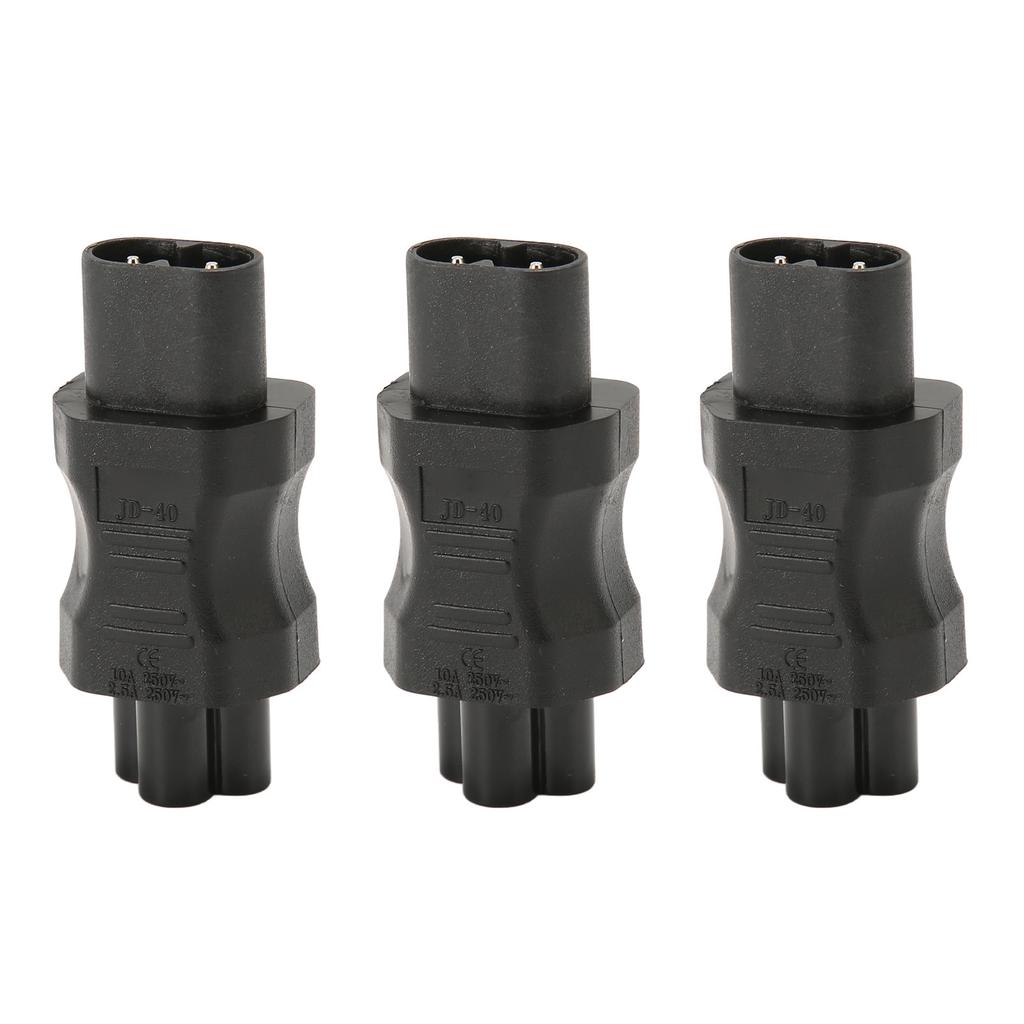 3 шт. Адаптер питания IEC320 C8 на IEC320 C5, IEC320 Штекер C8 на Розетку C5 для Шасси PDU, Розетки UPS