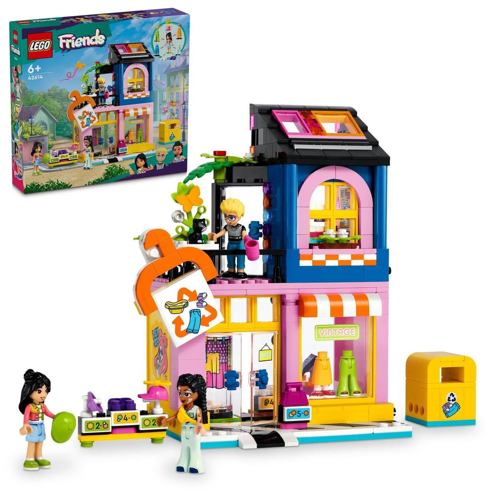 LEGO Friends Vintage Fashion Boutique Toys Present Birthday Blocks Educational Christmas Girls Boys Children 6 Years Old 7 Years Old 8 Years Old 9