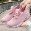 Sport Shoes for Women In Summer Breathable Casual Single Shoes for Flying Lace-up Women's Shoes Soft Sole and Not Tired Feet Running Shoes