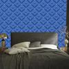 Wallpaper Geometric rhombuses blue, mountain blue 50x1000