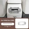 For GWM Ora 5 2026 Interior A Pillar Speaker Cover Trim Luxury Metal Look Tweeter Decoration Silver Titanium Car Styling