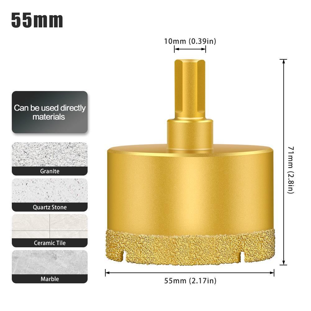 Многофункциональное сухое сверло для плитки: мрамор, керамогранит, гранит и стекло — идеально подходит для легкого сверления отверстий