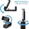 Universal Airplane Phone Stand Holder 360 Rotate Travel Phone Mount for Flying Handsfree Flexible Phone Clip