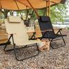 Kermit High Back Camping Chair 5 Gear Adjustable Recliner Foldable Outdoor Chair Lightweight Portable For Beach Fishing Travel