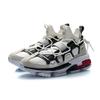 Li Ning CF Удобные Нескользящие Легкие Средней Высоты Повседневная Обувь Унисекс Серый Белый AGCP339-4