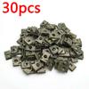 U Type Car Screw Fasteners Clips Anti-rust Protection Clip Screw Buckle Iron Sheet Fender Bumper Leaf Board Fastener Clip