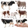 Children'S Simulation Solid Wildlife Cow Thar Cow Ranch Poultry Toy Collection Ornament Model