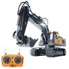 RC Excavator/Bulldozer 1/20 2.4GHz 11CH RC Construction Truck Engineering Vehicles Educational Toys for Kids with Light Music