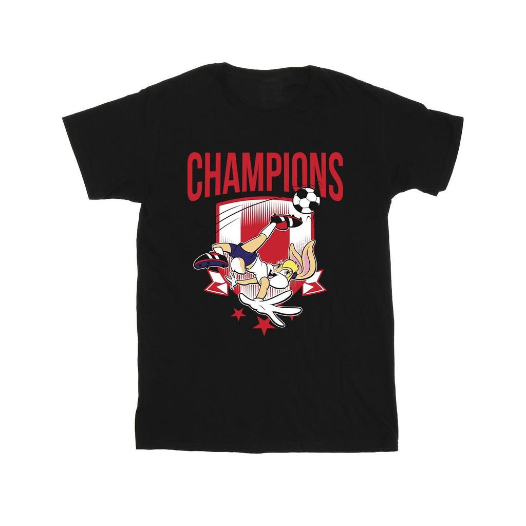 Looney Tunes Mens Lola Football Champions T-Shirt