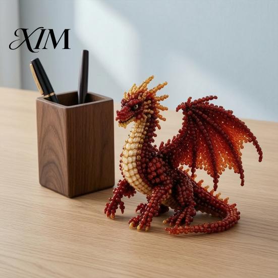 Милые Бусины в Форме Животных Набор для 3D-Вышивания Бисером Своими Руками для Новичков, Интерактивное Пластиковое Арт-Творчество, Креативный Набор для Рукоделия, Дети Взрослые, Ручная Работа