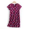 Plus Size Summer Women Nightdress Short Sleeve Cute Cartoon Sleepwear Sweet O Neck Nightgowns Pyjamas Lady's Cotton Sleepdress