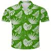 Men's Hawaiian Short Sleeved Casual Shirt with Digital Printing for Vacation Style, Suitable for Outdoor Activities