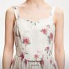 VEROMODA 2025 Spring Floral Print Wide Strap A-Line Dress