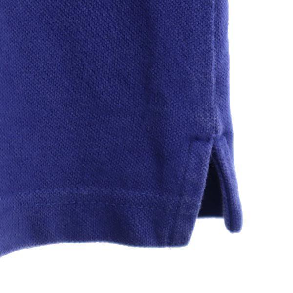 Raf Simons Женское поло с коротким рукавом, синее, цвета олененка, б/у