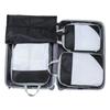 Compression Packing Cubes 4pcs/set Travel Storage Bag Portable Luggage Suitcase Organizer Set Extensible Packing Mesh Bags for Clothing Shoes
