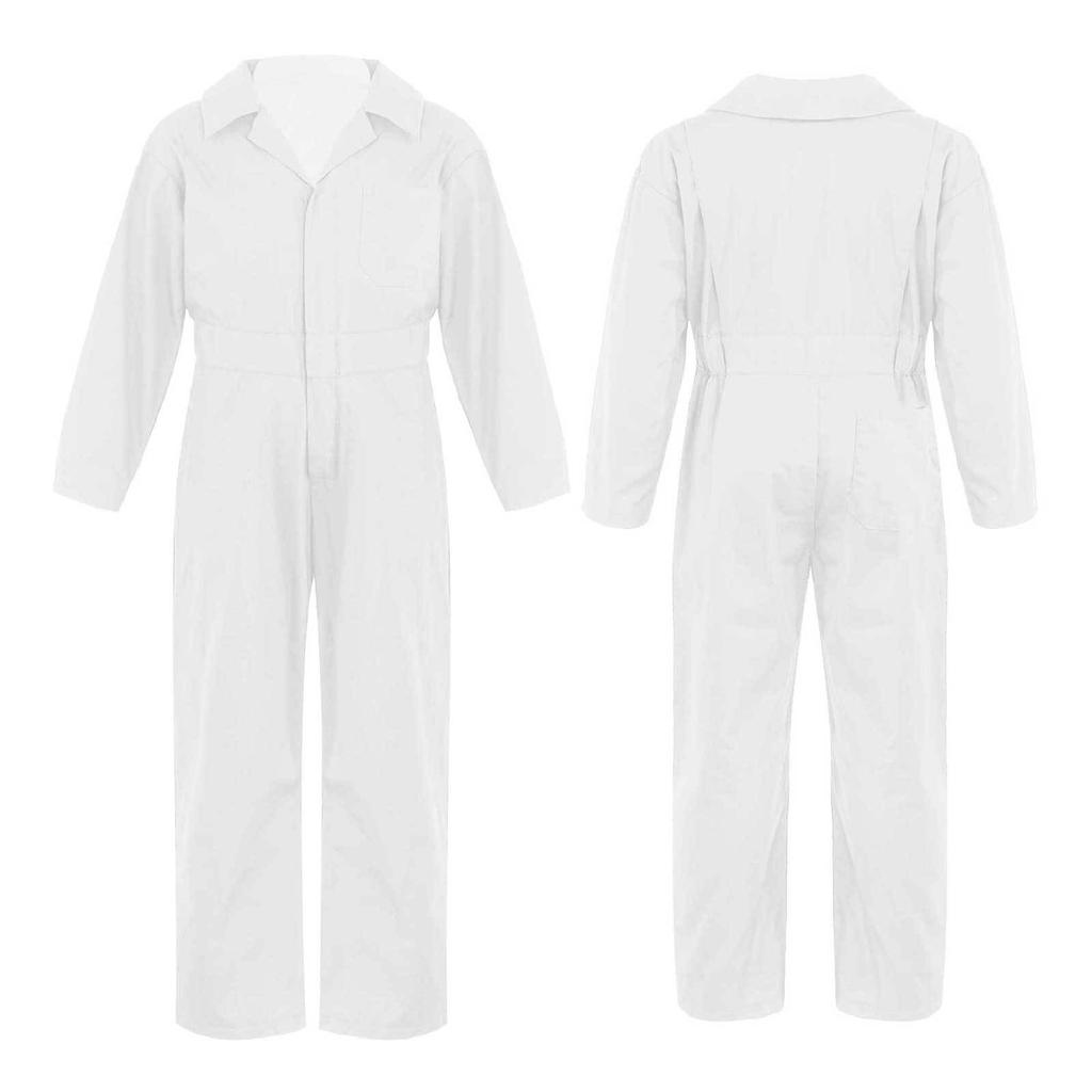 Kid's Coverall for Boys Mechanic Christmas Halloween Suit Costume Flight Suit Mechanic Jumpsuit