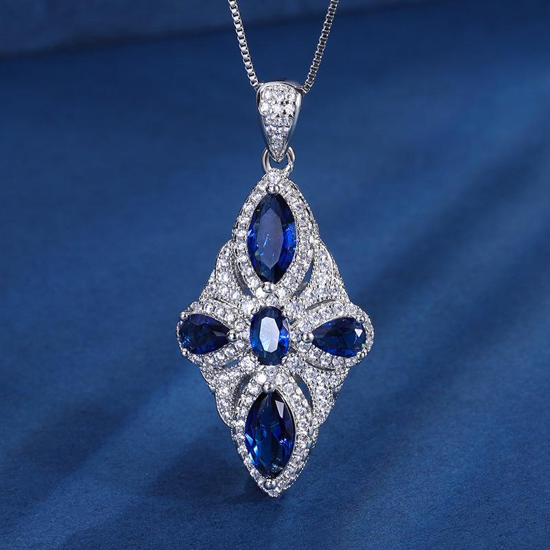 Jewelry Copper Bottom Gold Plated Women'S Pendant Ring Color Treasure Inlaid Simulation Color Treasure Creative Set