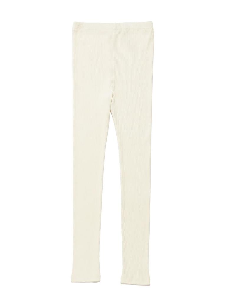 Gelato Pique Basic Ribbed Leggings PWCP249076 OWHT Women's