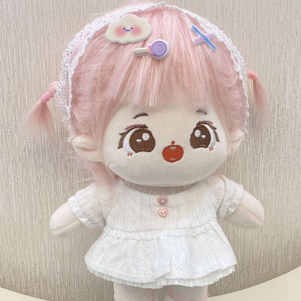 Hoodies Cotton Doll Clothes Lolita Plush Toy Clothes 20cm Cotton Doll Dress Doll Accessories