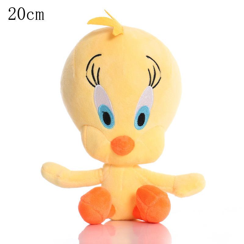 Новая 20 см Классическая мультфильм Looney Tunes Багз Банни Плюшевая игрушка Кукла Твити Циклон Даффи Плюшевая фигурка Детские подарки