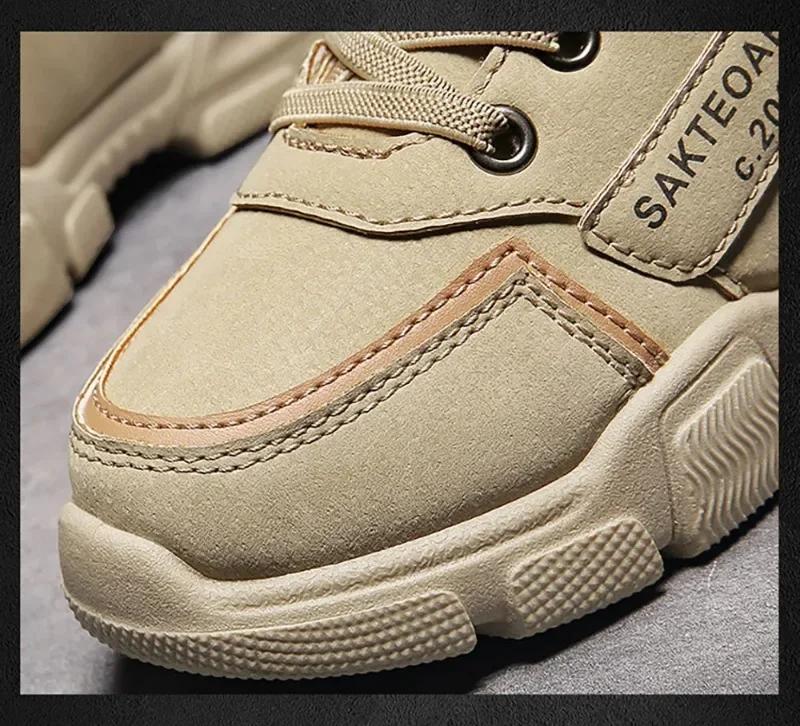 Осенне-зимние детские ботинки для мальчиков, утепленные кашемиром, теплые зимние ботинки, нескользящие уличные ботинки для девочек, студенческая обувь, обувь для походов