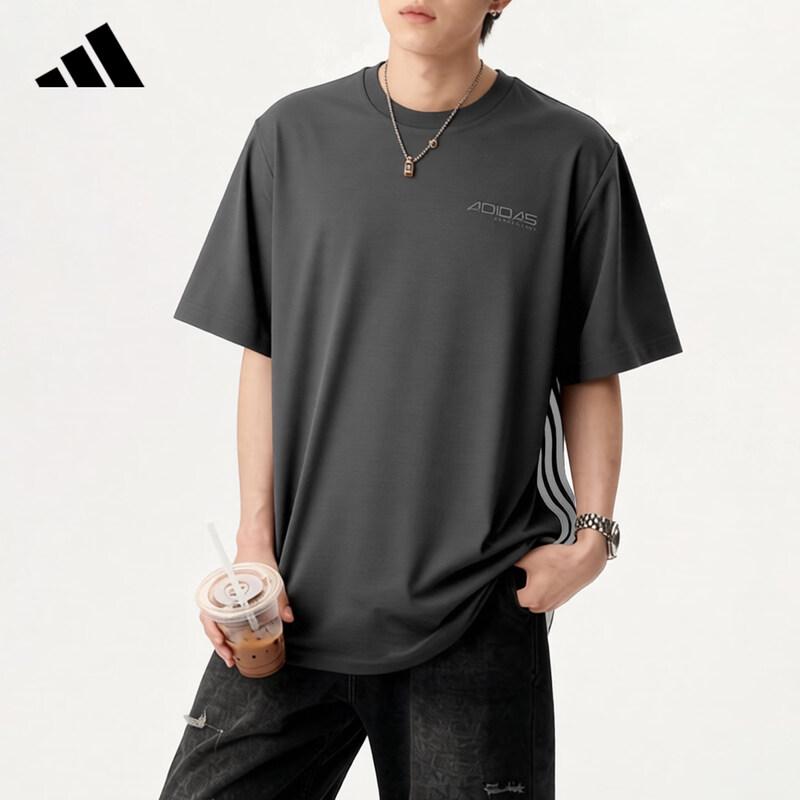 adidas Мужская спортивная футболка с коротким рукавом