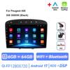Autoradio GPS RDS DSP Multimédia 2DIN Android 17 pour Peugeot 408 et Peugeot 308 308SW avec Carplay sans fil et lecteur DVD