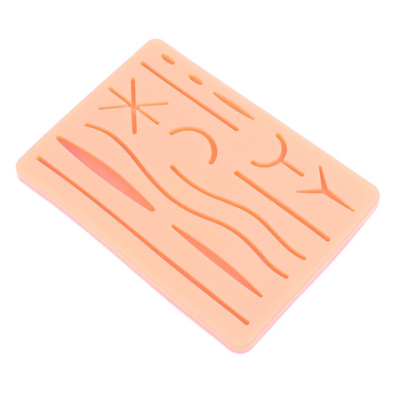 Модель шва кожи, силиконовая подушечка для наложения швов на рану, Y-образная тренировочная подушечка для травматического наложения швов, многоразовый силиконовый коврик для практики наложения швов