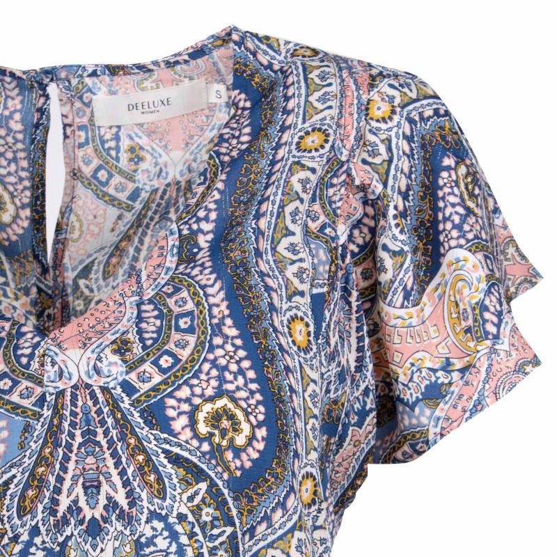 Женская блузка с v-образным вырезом и узором пейсли DEELUXE 74