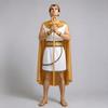 Halloween Cosplay Costume for Adult Men Greek-Roman Zeus King Outfit Polyester Material Warrior Role-Play Performance Costume
