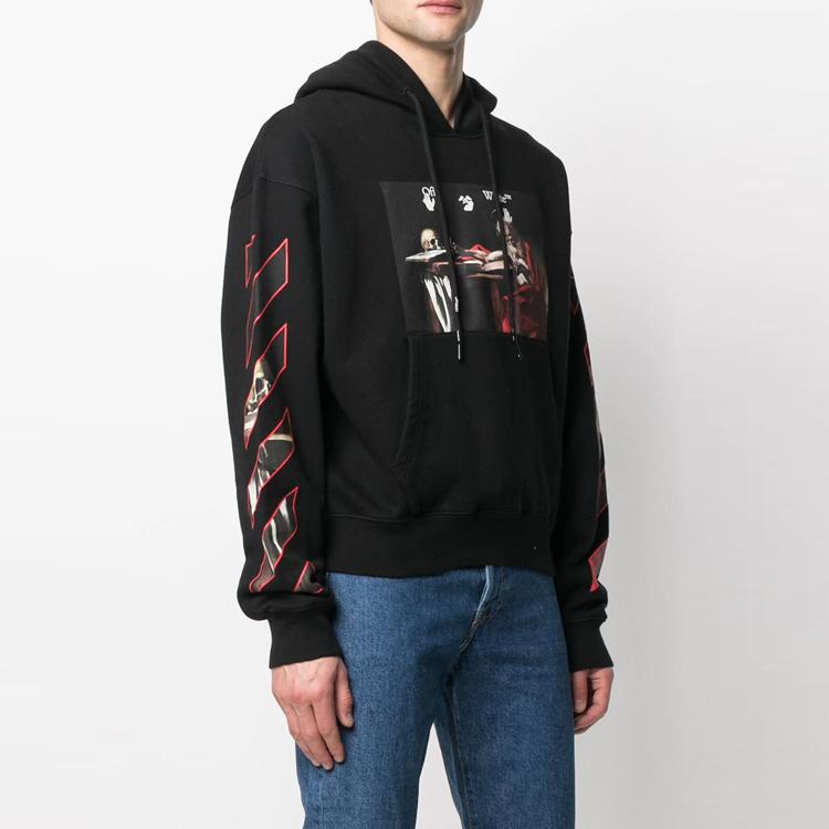 Свитшот OFF WHITE Унисекс Черный OMBB037R21FLE0021025