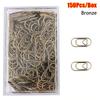 150Pcs Office School Accessories Binder Clip Heart Shape Clips Holder Durable Paper Clips