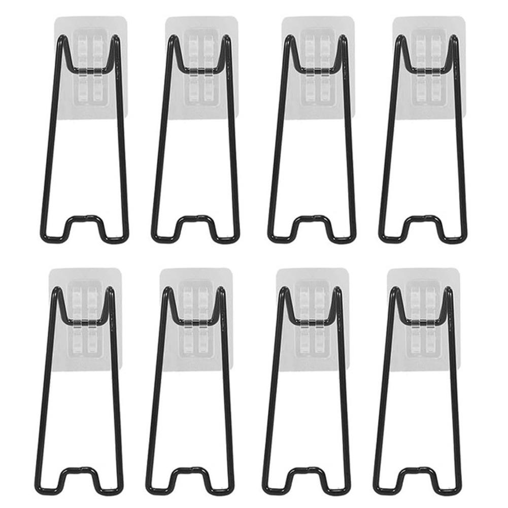 6 Sets 8 Sets Self Transparent Frame Stand Kit for 15-26cm Photo Frames with Iron Plastic for Reliable Support