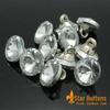Transparent Crystal Diamond Acrylic Button for DIY Children's and Women's Clothing