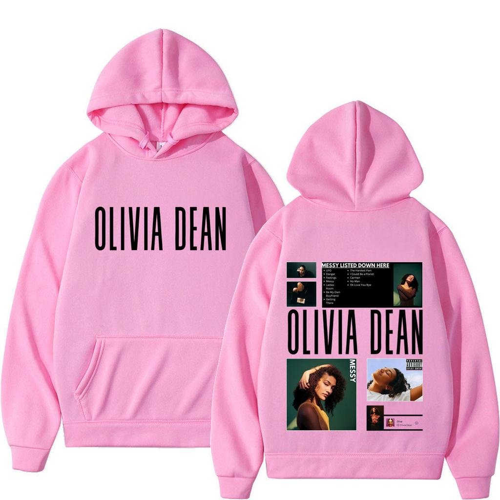 Singer Olivia Dean Album Cover 2026 Graphic Hoodie Men Women Fashion Sweatshirt Long Sleeves Casual Loose Vintage Pullover Tops