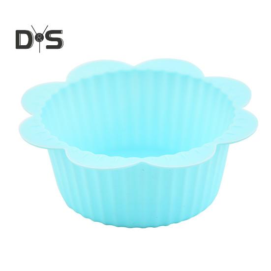 10/20 шт. силиконовые формочки для выпечки, утолщенные антипригарные формы для кексов, тартов, нестандартных форм, пригодные для использования в духовке/морозильной камере/посудомоечной машине, для заварного пудинга