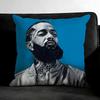 N-Nipsey Husslee Рэпер Наволочка Подушка Ультрамягкая Кожевенная Ткань Облако Подобный Комфорт и Скрытая Молния