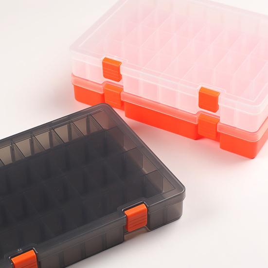 Портативная коробка для рыболовных приманок, съемная перегородка, прозрачная большая емкость, многофункциональные рыболовные приманки, крючки, аксессуары, органайзер, чехол, товары для рыбалки