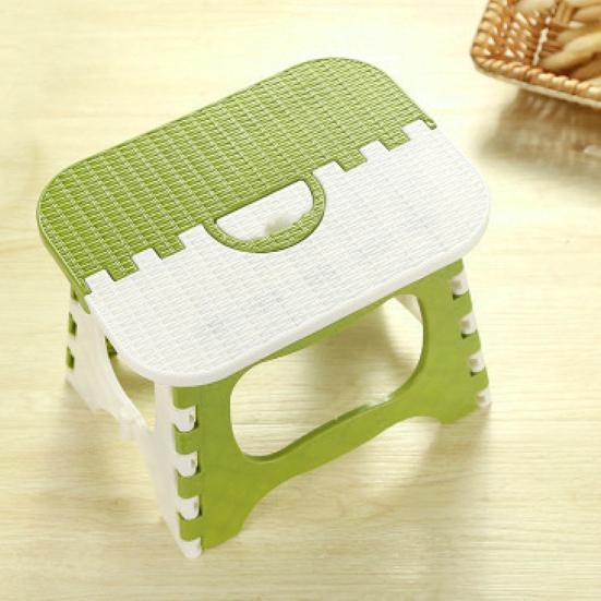Plastic Folding Stool with Handle Portable Lightweight Heavy Duty Outdoor Camping Hunting