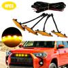 Toyota 4Runner Декорация и Модификация Желтого Противотуманного Фонаря Решетки