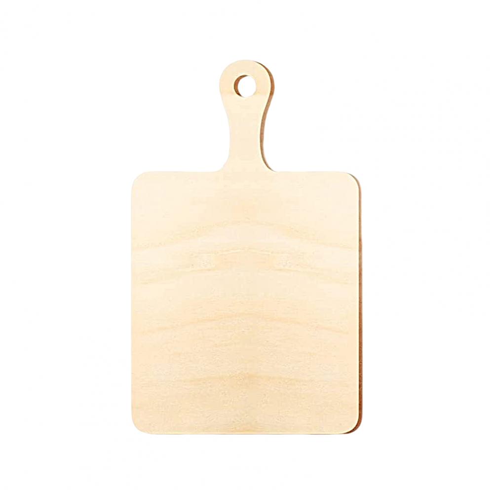 1Pc Wooden Chopping Board Cutting Board Dinnerware Serving Tray For Baking Rustic Paddle Wooden Carving Board Countertop
