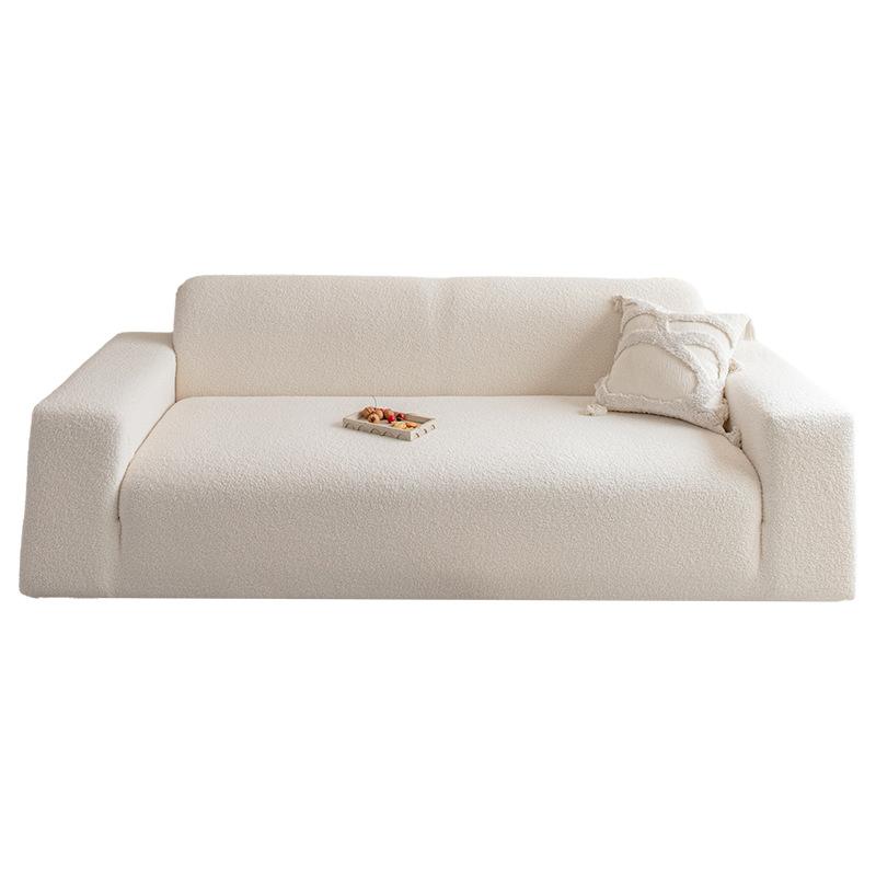 New Teddy Velvet Solid Color Sofa Cover Waterproof Cat Scratch  Anti Slip  Universal for All Seasons All Inclusive