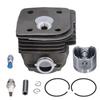 55MM Cylinder Piston Assembly with Spark Plug Pressure Reducing Valve for Husqvarna 385 390 for