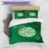 Celtic Football Club Crest Printed Pattern Duvet Cover Set – includes 1 duvet cover and 2 matching pillowcases Bedroom decor Christmas gifts