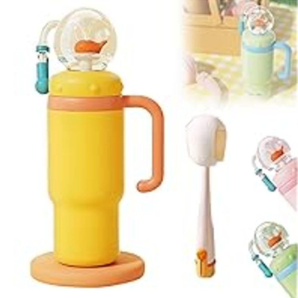 Кружка-непроливайка с расширенной ручкой и фонтаном в виде кита, новая кружка-кит