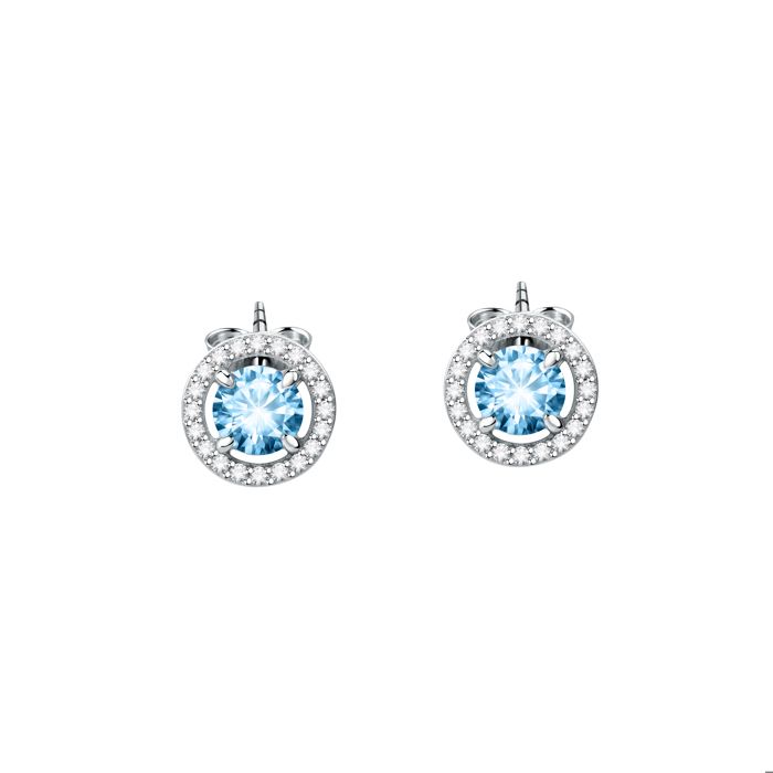 Boucles d'oreilles - MORELLATO - SAIW95 - Argent 925 recyclé - Aquamarine - Pendant Crochet